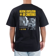 Engineer Workwear - Thermo Engr Dept Series Black HVAC Tshirt
