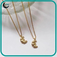 APPEAR Friendship Pendent Choker, Geometric Shape Copper Croissant Shape Necklace, Fashion Necklace