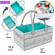 JAVIER Diaper Bag Felt Nappy Bag Basket Tote Bag Diaper