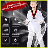 ♞,♘,♙Taekwondo Uniform for Kids Adult 110cm-190cm Karate Uniform for Kids Shift Long Sleeves Martia