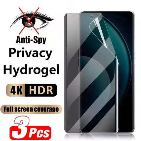 3Pcs Privacy Hydrogel Film For VIVO X200 Pro Mini X100 Ultra X90 X80 X60 X70 Plus Screen Protector W