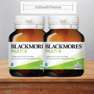 BLACKMORES MULTI B 30'S | B-Complex Vitamin Supplement | Daily Energy & Wellness Support