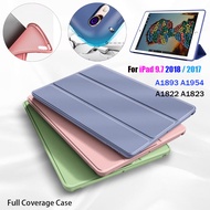 Tablet Case For iPad 9.7 2018 2017 A1893 A1954 A1822 A1823 Fundas PU Ultra Slim wake Smart Cover Cas