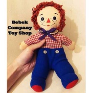 🇺🇸1980s raggedy Ann &amp; Andy 美國 安娜貝爾 古董娃娃 古董玩具 絕版 11吋/28cm