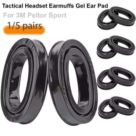 Replacement Gel Ear Pads Headsets Silicone Pad Compatible for 3M PELTOR Earmuffs Personal Protective