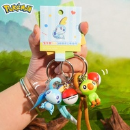 Authentic Pok é mon 3D Stereoscopic Keychain Pendant gift ready stock