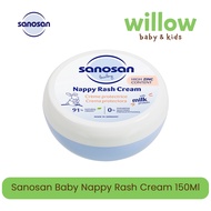 Diaper Rash Cream - Sanosan Baby Nappy Rash Cream New Formula 150Ml