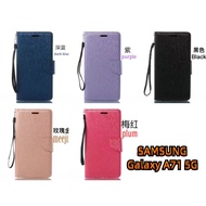 SAMSUNG Galaxy A71 5G Phone Case Silk Pattern A71 5G Side Flip Leather