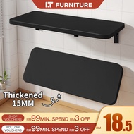 Foldable Table 40/60/80/100/120CM Office Table with Bracket Floating Table / Meja Lekat Dindingyi St