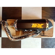 EXOS XRM RS 125 PIPE POWERPIPE MUFFLER EXHAUST CHICKEN PIPE XRM125 RS125