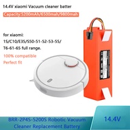 BRR-2P4S-5200S Robotic Vacuum Cleaner Replacement Battery For Xiaomi Roborock S55 S60 S65 S50 S51 S5