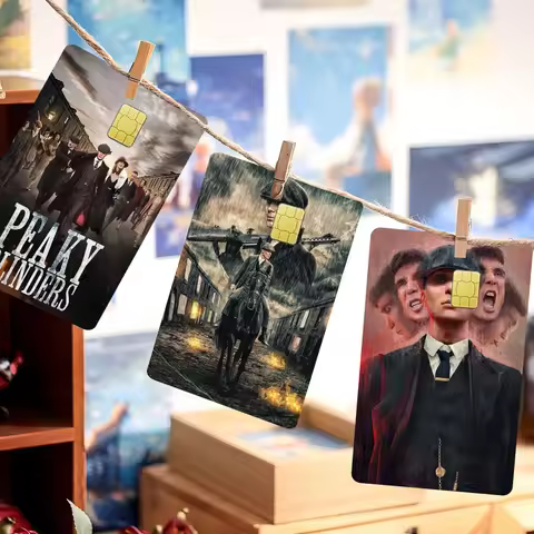 Popular Peaky Movies Peaky Blinders Anime Young Creidt Card Debit Card Sticker Film Case Front Tape 