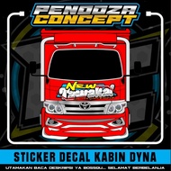 [Garansi] Stiker Decal Kabin Depan Truk Dutro/Hyno Dutro/Dyna