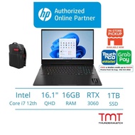 HP OMEN Gaming 16-k0035TX 6J9E4PA Laptop | i7-12700H | 16GB RAM 1TB SSD | RTX3060 | 16.1" QHD 165Hz | 4Z RGB | W11 | BAG