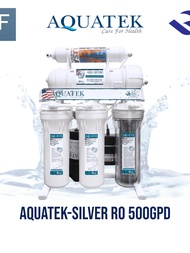 เครื่องกรองน้ำ 5 ขั้นตอน RO 500 GPD AQUATEK-SILVER