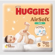 [New Launch][[ Bundle of 3]] Huggies Gold Airsoft Tape***4 size***3X S58/M52/L44/XL38