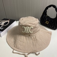CELINE CELINE Simple Comfortable Fashion Bucket Hat Women Khaki cp