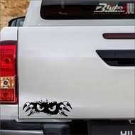 BLIGHOO Cutting Sticker Monster Peeking Claw 30cm Cool Car Sticker Monster Peeking Sticker
