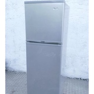 雪櫃 (雙門惠而浦)WF258 高169CM 銀面 90%新 强化玻璃100%正常 免費送及裝,有保用 洗衣機