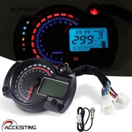 7 Colors LCD Digital Universal Speedometer Motorcycle Odometer Meter 0~299KM/H Motorbike Moto Dashbo