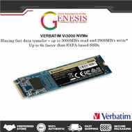 VERBATIM Vi3000 PCIe NVMe M.2 2280 GEN3.0 INTERNAL SSD- 256GB/512GB/1TB