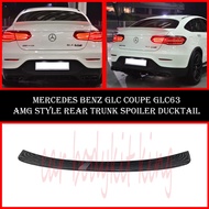 MERCEDES BENZ GLC COUPE GLC63 AMG STYLE REAR TRUNK SPOILER DUCKTAIL WITH PAINT (PIANO BLACK) ABS SKI