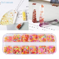 AUTU Resin Mold Epoxy Filling Fluorescent Sequins  Glow in the Dark Flakes