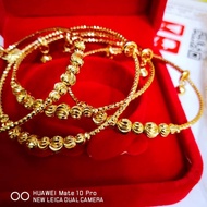Adult Bracelet Gold Pepper Seeds Suasa 375/18k
