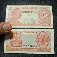 daan || uang kuno 1 rupiah seri sudirman tahun 1968