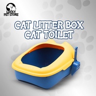 POODEE Extra Large Cat Litter Box - INS Style Tray Toilet for Cats