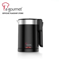La gourmet 0.6L Healthy Seamless Electric Travel Kettle (Black)
