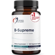 Designs for Health Methylated Vitamin B Complex - Vitamin B Supplements with B12 Vitamins, B1, B3, N