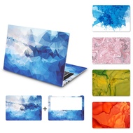 DIY Laptop Skin Laptop Sticker Colorful Marble Cover 12/13/14/15/17 inch Laptop for huawei Dell HP A