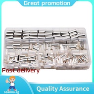 240PCS Wire Copper Crimp Fitting Ferrules,AWG 4,6,8,10 Non Insulated Cable Housing Ferrule Pin Cord 