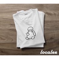 KAOS BAYMAX WHITE TSHIRT / KAOS PUTIH BAYMAX