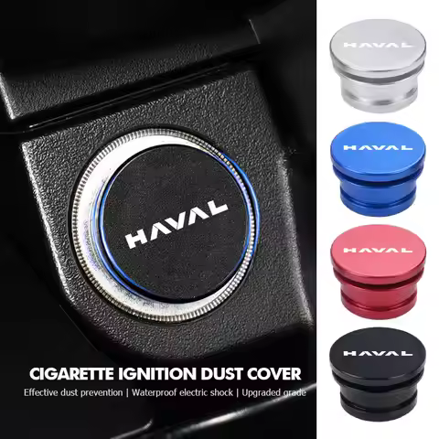 Aluminum Alloy Car Cigarette Lighter Cap Auto Accessories For Haval H6 Jolion H9 F7X Dargo H1 H2S M6