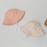 Cute Little Fragmented Flower Children's Fisherman Hat Summer Outdoor Sunscreen Adjustable Girls' Su