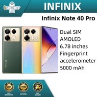 Malaysia Set  Infinix Note 40 Pro 5G   / Note 40X 5G /  Note 40 4G Original 1 Year Warranty By Infin