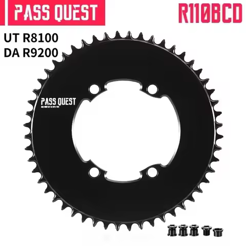 PASS QUEST R110-DU 110BCD Chainweel 46T 48T 50T 52T 54T 56T 58T Chainring for Shimano ULTEGRA R8100 