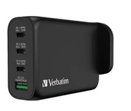 Verbatim - 4 Port 130W PD &amp; QC 3.0 GaN USB充電器 [66634]