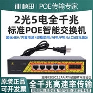 Zhentian 2 Light 5 Electric 7 Port GNT-P1307G6 Full Gigabit POE Power Supply Switch BT-60W Replace P