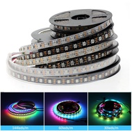 Xnbada 1-5M 5V WS2812B Led Strip Waterproof IP65 IP67 60Leds/m light strip WS2812 TV Backlight Ledst
