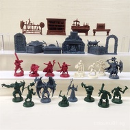 Dungeons and Dragons HeroQuest Heroic Quest 3D Board Game Chess Scene Accessories Wizard Elf Ornamen