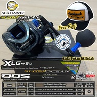 SEAHAWK SLOW OCEAN SW 200L 200HSL Overhead Baitcast Reel BC 200 Saltwater Slow Fast Jigging Jig Slow