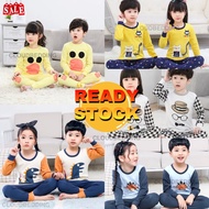 READYSTOCK Pyjamas Kids Sleepwear Cotton Baju Tidur Budak Suit Cartoon Pyjamas Boy Pajamas Set Pyjam