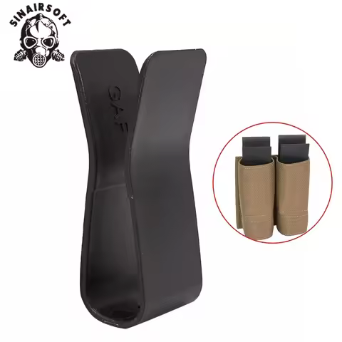 Tactical Magazine Pouch Carrier Insert Pistol 9mm .45 45ACP Mag Insert Airsoft