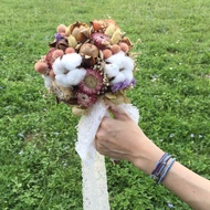 乾燥花束 客製捧花 甜蜜粉色- Forever Love!木玫瑰