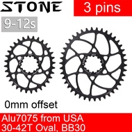Stone Oval Chainring for Sram BB30 0mm Offset XX1 Eagle X01 X7 X0 X9 S1400 30T 32 34 36 40 42T Bike 