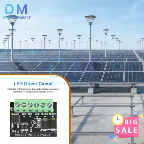 3-45V Solar Charge Controller 10A Charging 20A Output LED Driver Board Auto ON at Dusk Off at Dawn f