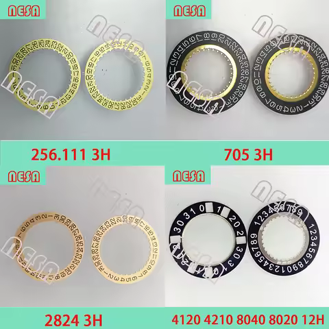 Watch Movement Day Date Wheel Week 7750 ETA 2824 2834 2836 8200 8215 JS FS OS 6T51 785 705 505 585 6